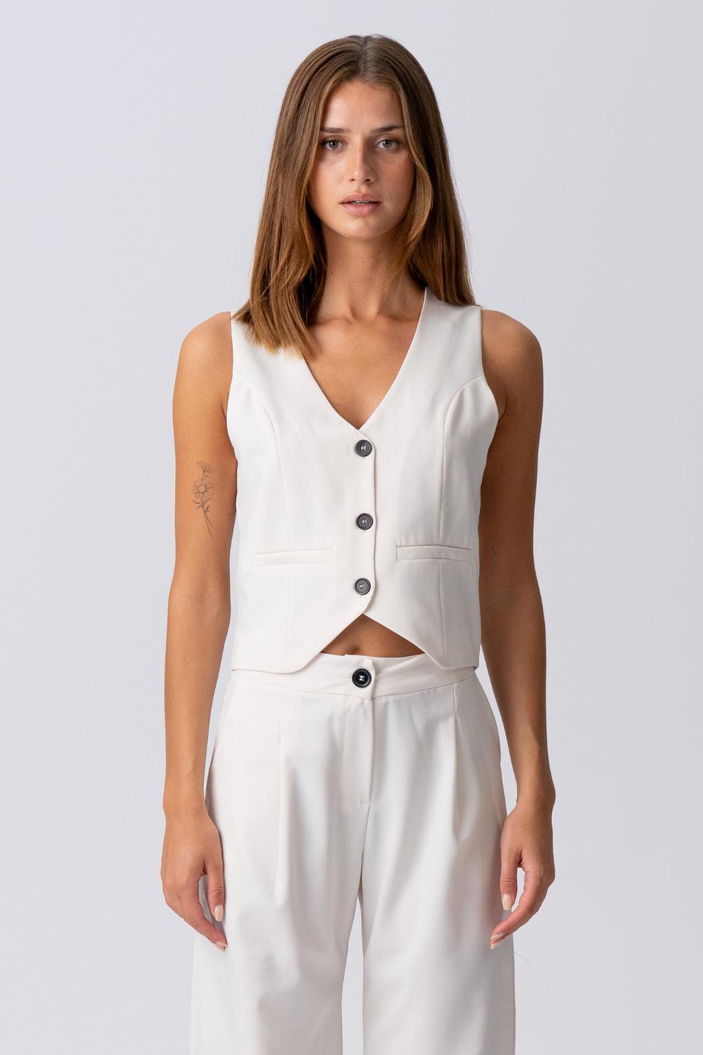 Natalie Vest und Pants (Schwarz) - Paketangebot