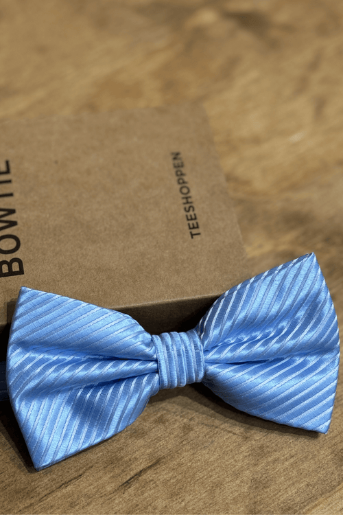 Bowtie - Hellblau gestreift