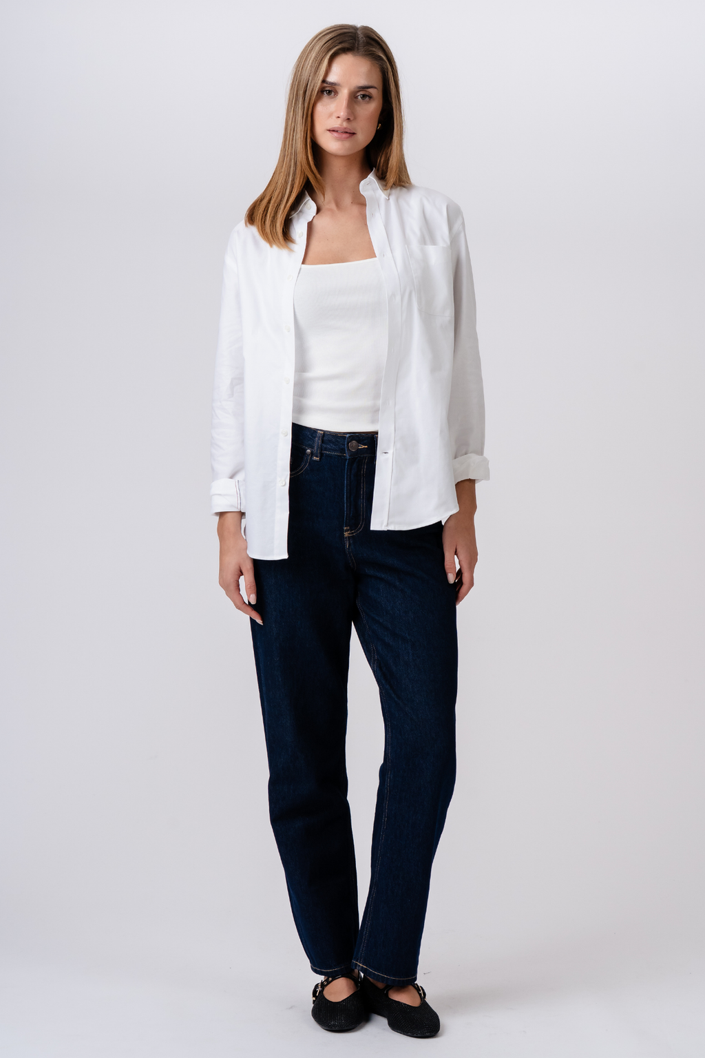 Freund Oxford Hemd - Weiß