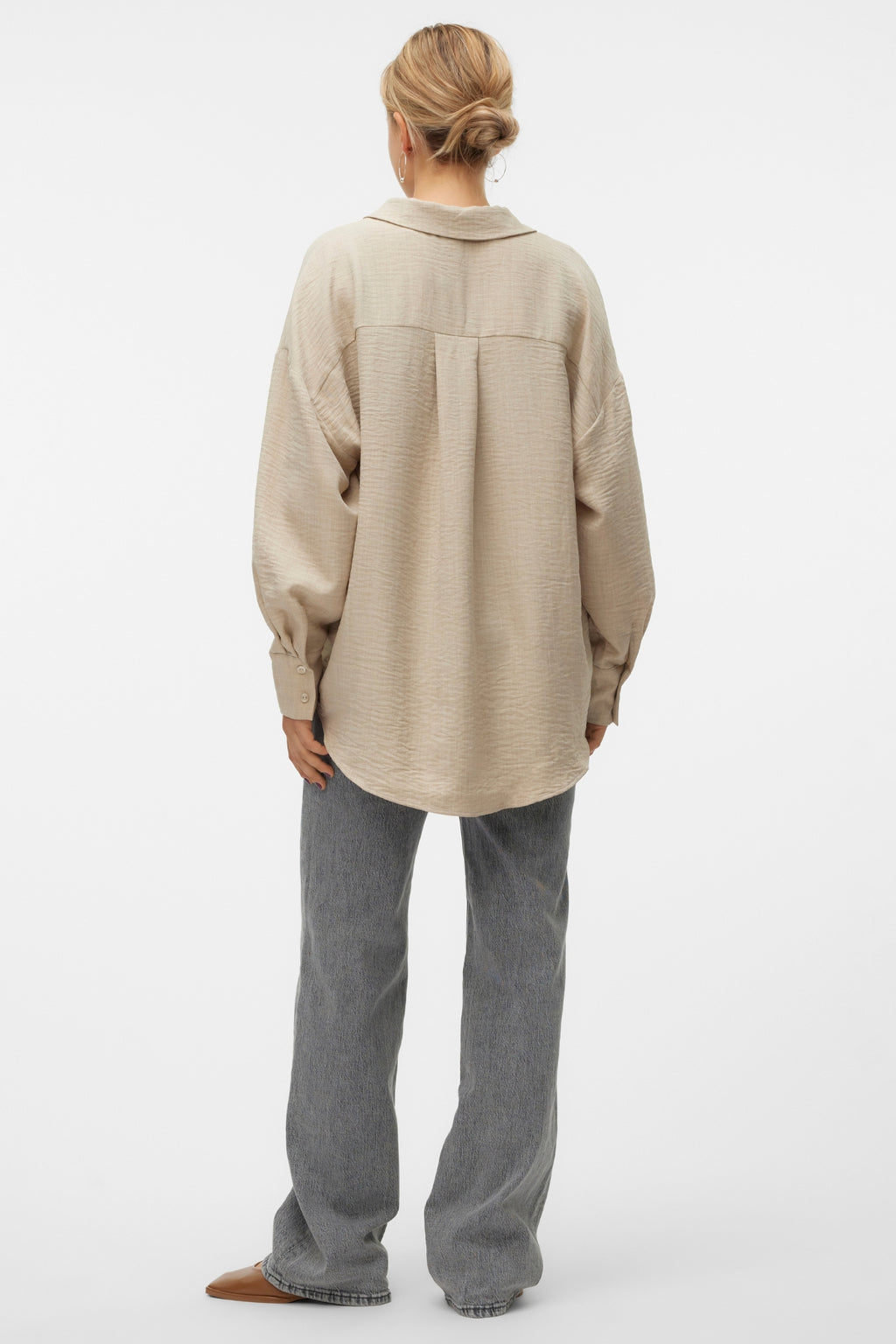 Melaney Queeny Hemd – Overcast Melange