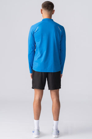 Langarmes Trainingst-Shirt-Blau