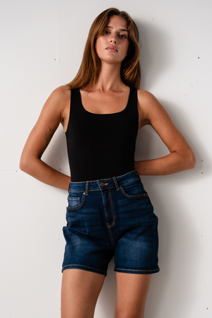 The Original Performance Denim Shorts - Dunkelblauer Denim