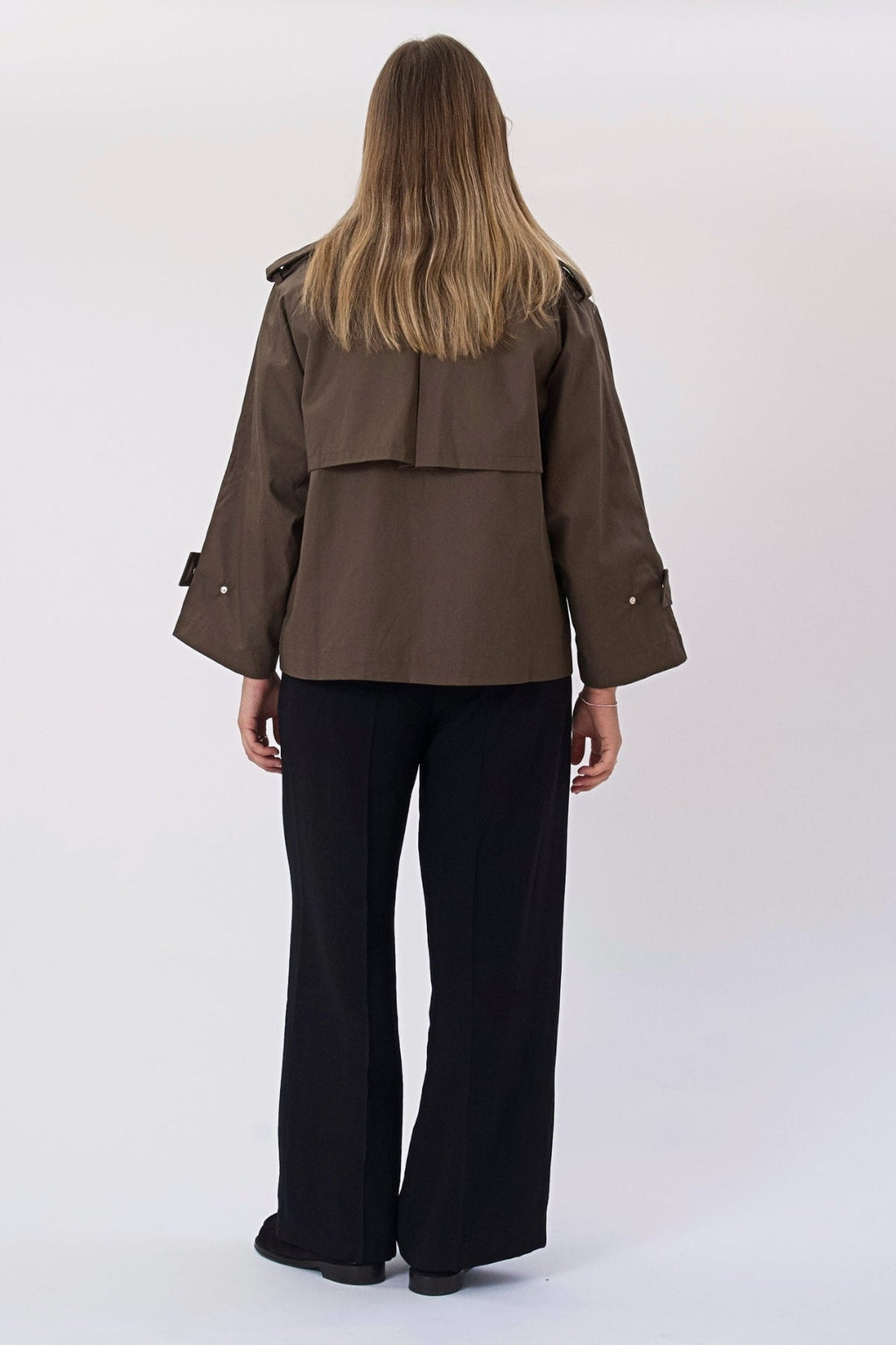 Elara Kurzer Trenchcoat - Braun