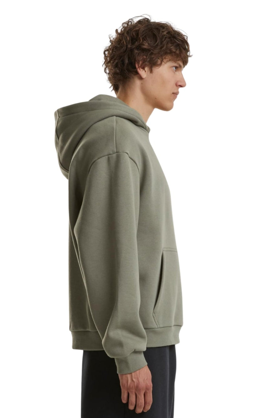 Alltags Hoodie - blasse Olive
