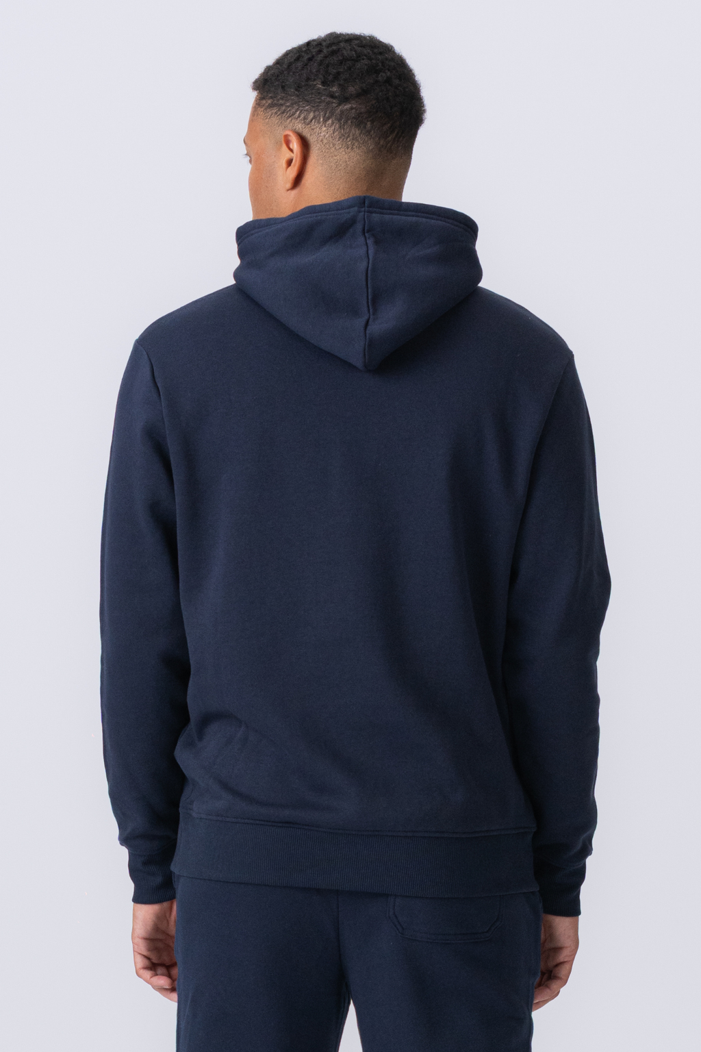 Essential Kapuzenpullover – Marineblau
