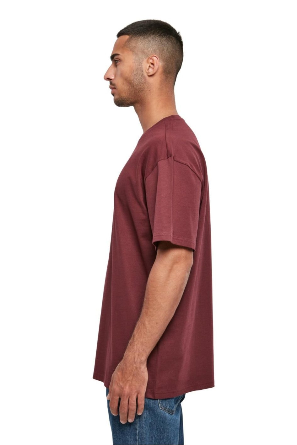 Schwer Oversized T -Shirt - Kirsche