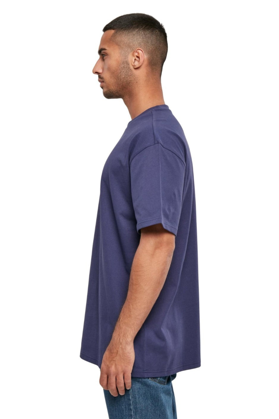 Schwer Oversized T -Shirt - Leichte Marine