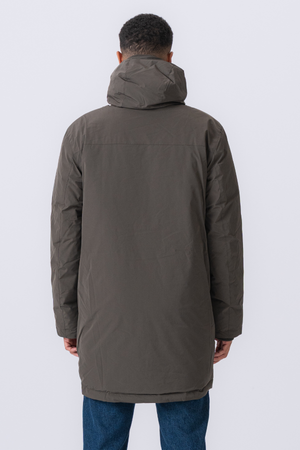 Edmund Long Parka Jacke - Schwarz