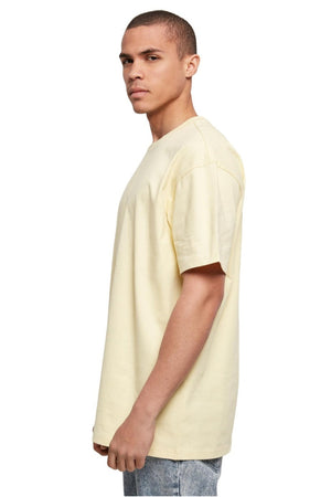 Schwer Oversized T -Shirt - weiches Gelb