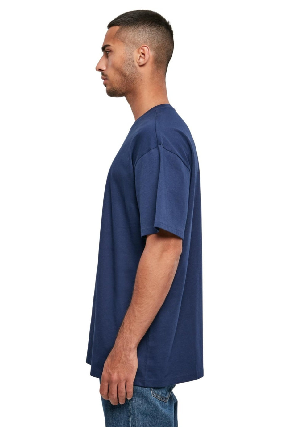 Schwer Oversized T -Shirt - dunkelblau