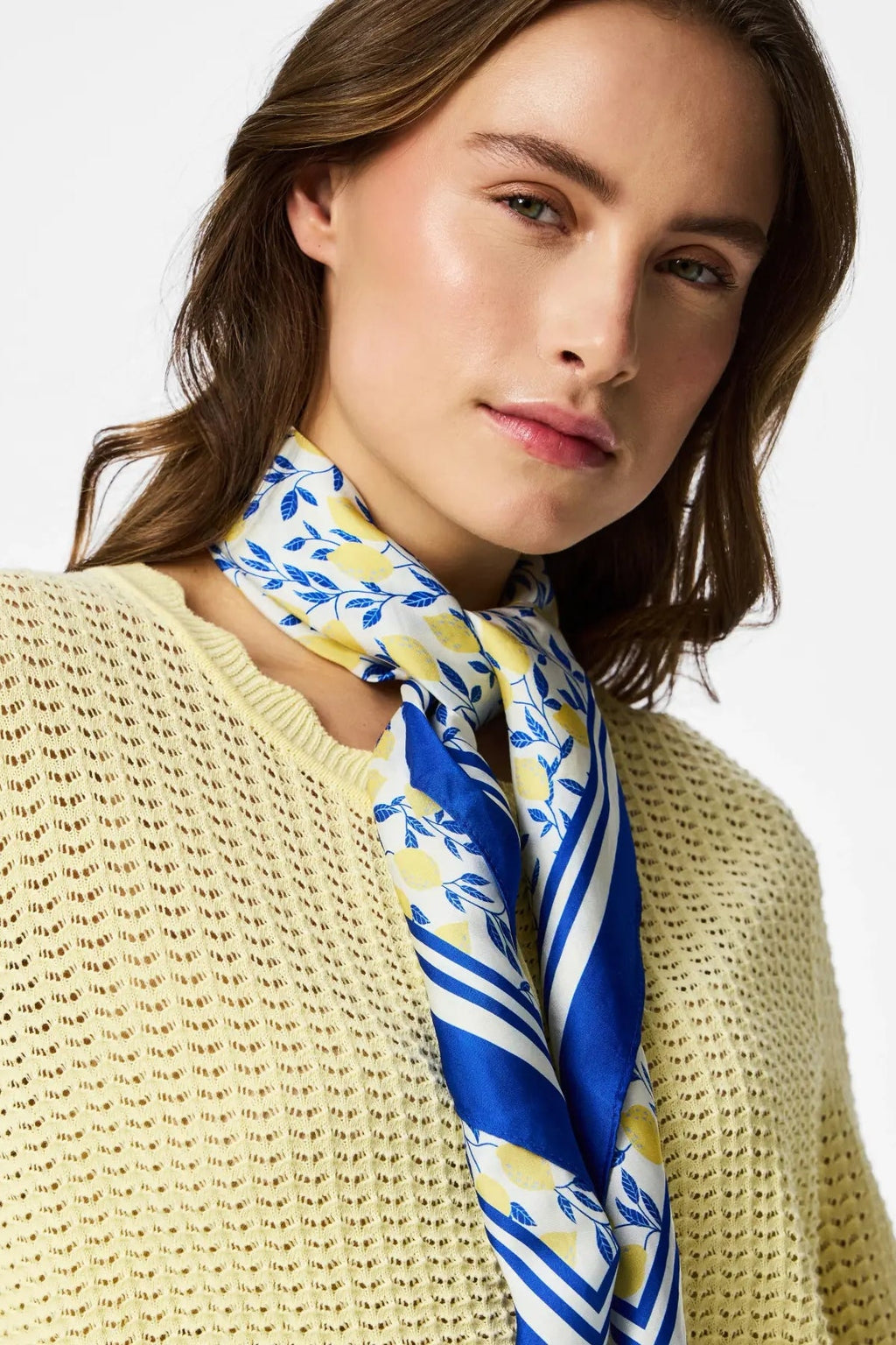 Scout-Strickjacke mit O-Ausschnitt – Französische Vanille