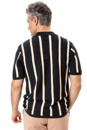 Darin Strickpolo – Marineblau