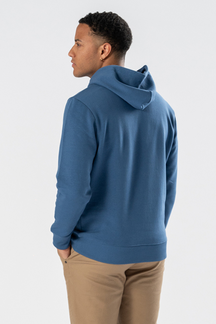 Sweatshirt Hoodie - Staubblau