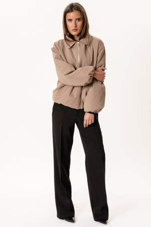 Ines kurze Jacke – Kamel