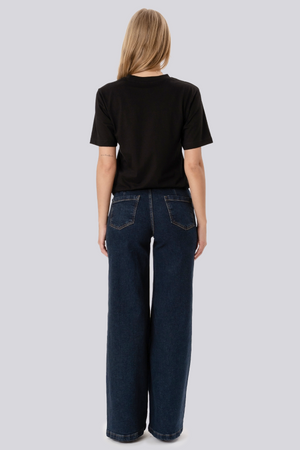 Miley Wide Jeans – Dunkelblau