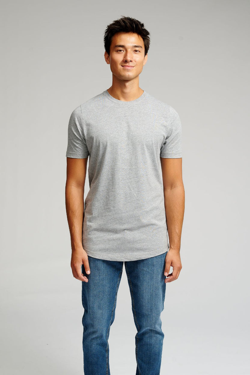 Long T-shirt - Grey Melange