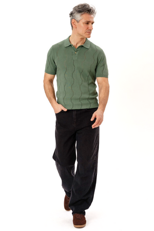 Wilhelm Regular Jeans – solide Schwarz
