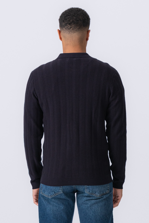 Arthur Strick -Strickjacke - Dark Navy