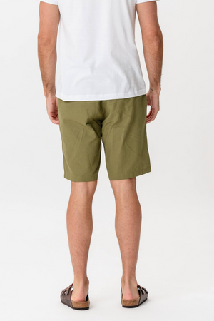 Leinen Shorts - Grün