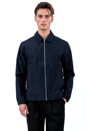 Kurze Jacke mit Reißverschluss – Marineblau