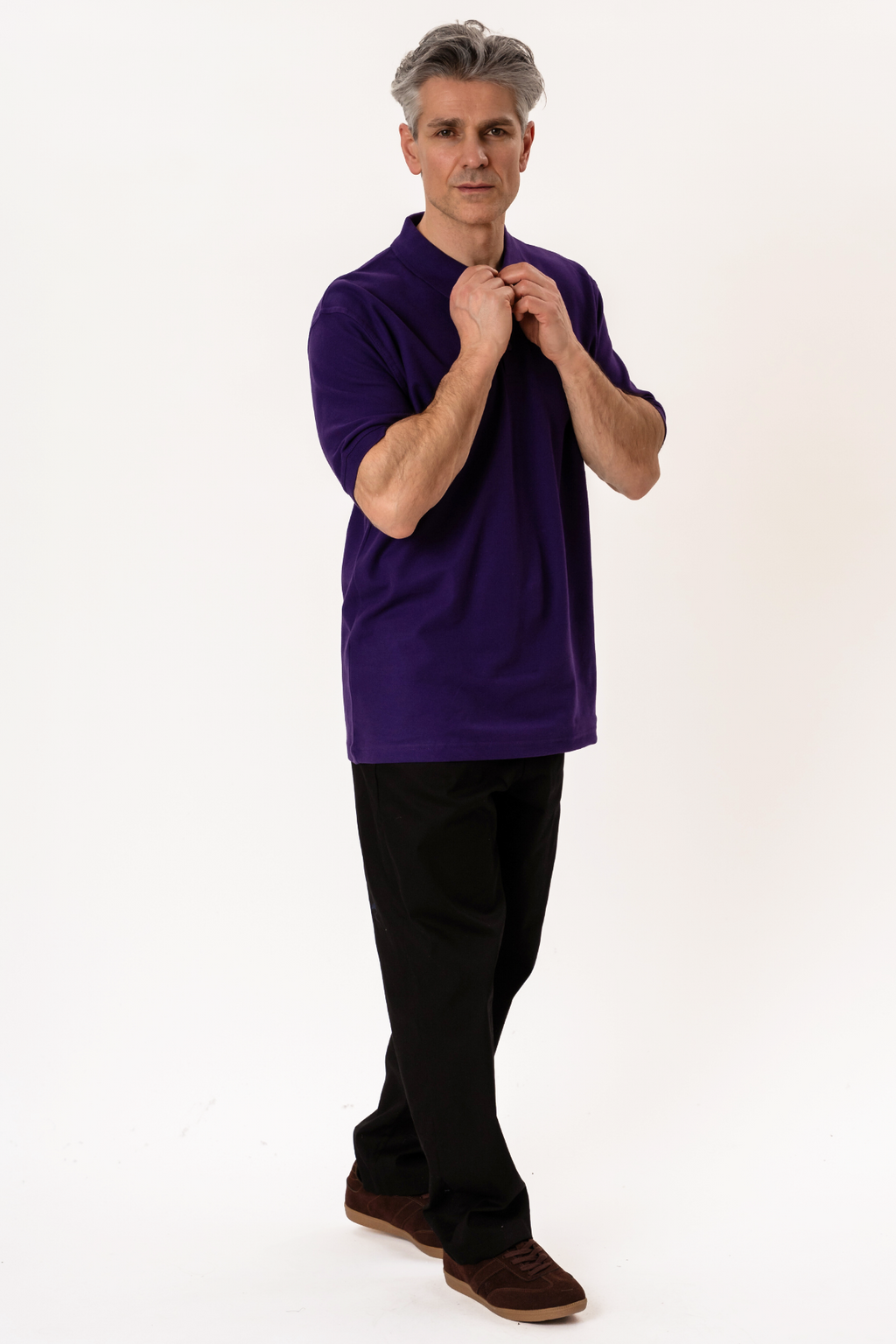 Basic Polo - lila