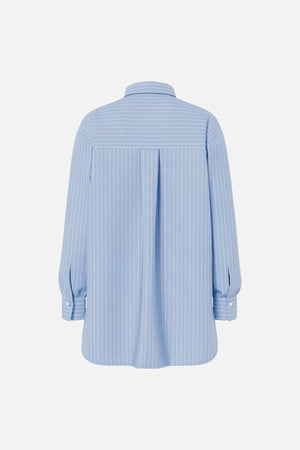 Melia Lose Hemd - Grapemist