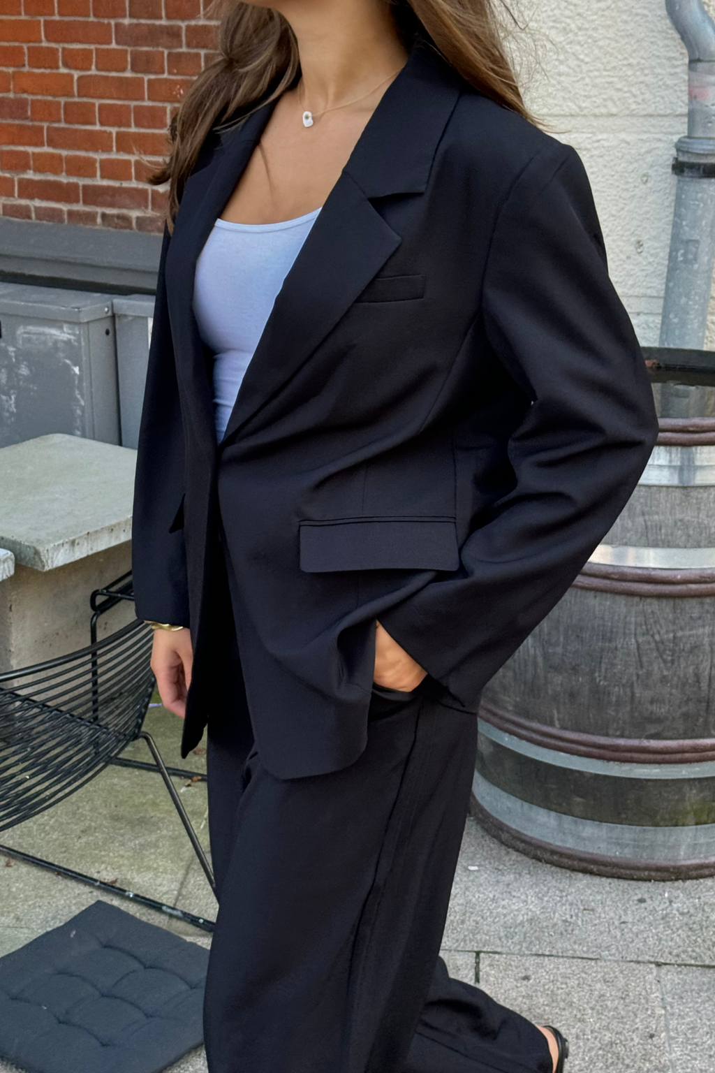 Oversized Anzug (schwarz) - Paketangebot