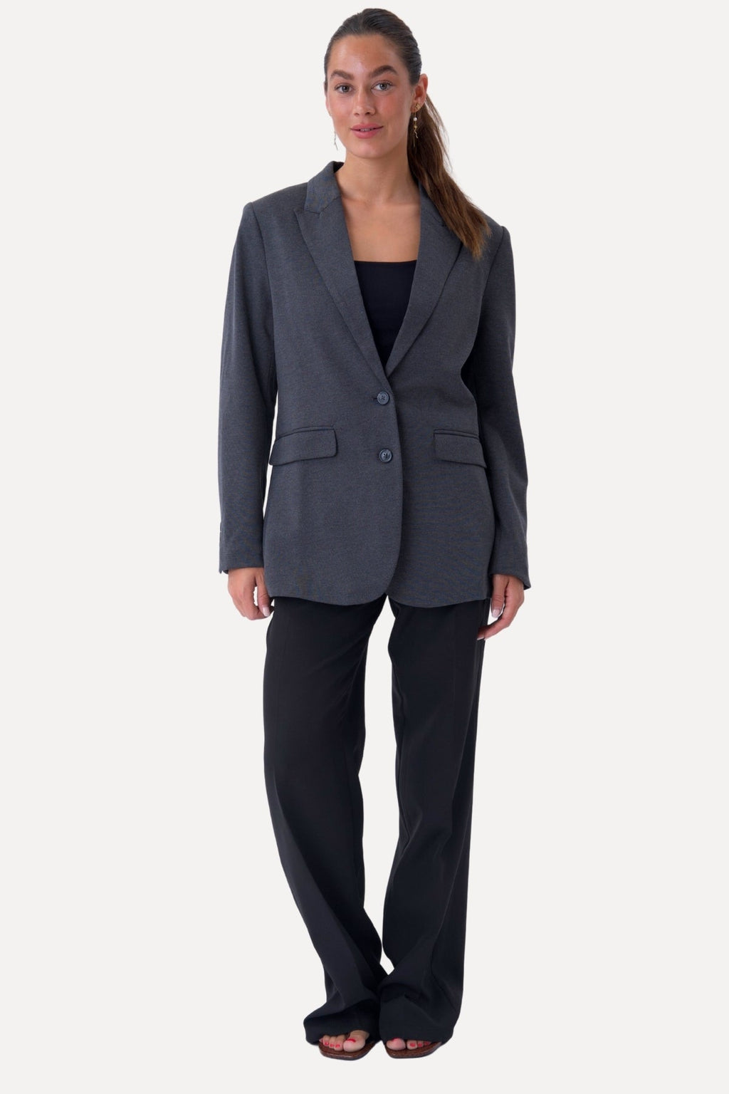 Klassischer Blazer – Dunkelgrau