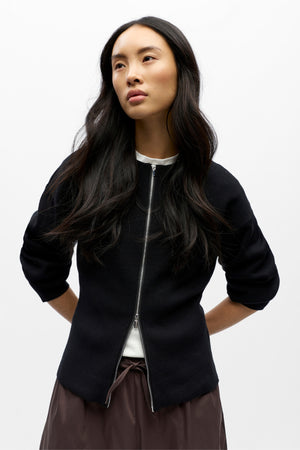 Reynard-Strickjacke - Schwarz