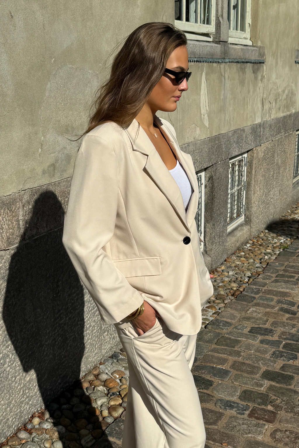 Oversized Anzug (Beige) - Paketangebot