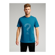 Bio -Basis -T -Shirt - Benzinblau