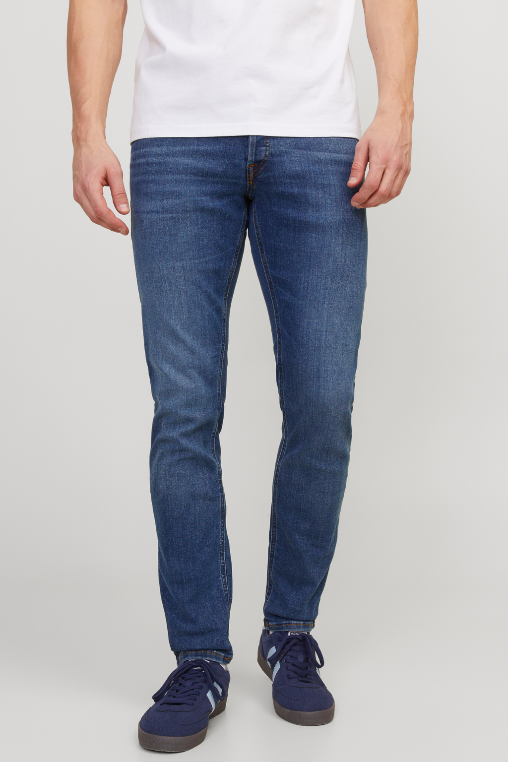 Glenn Stretch Jeans - Denim Blue (Slim Fit)