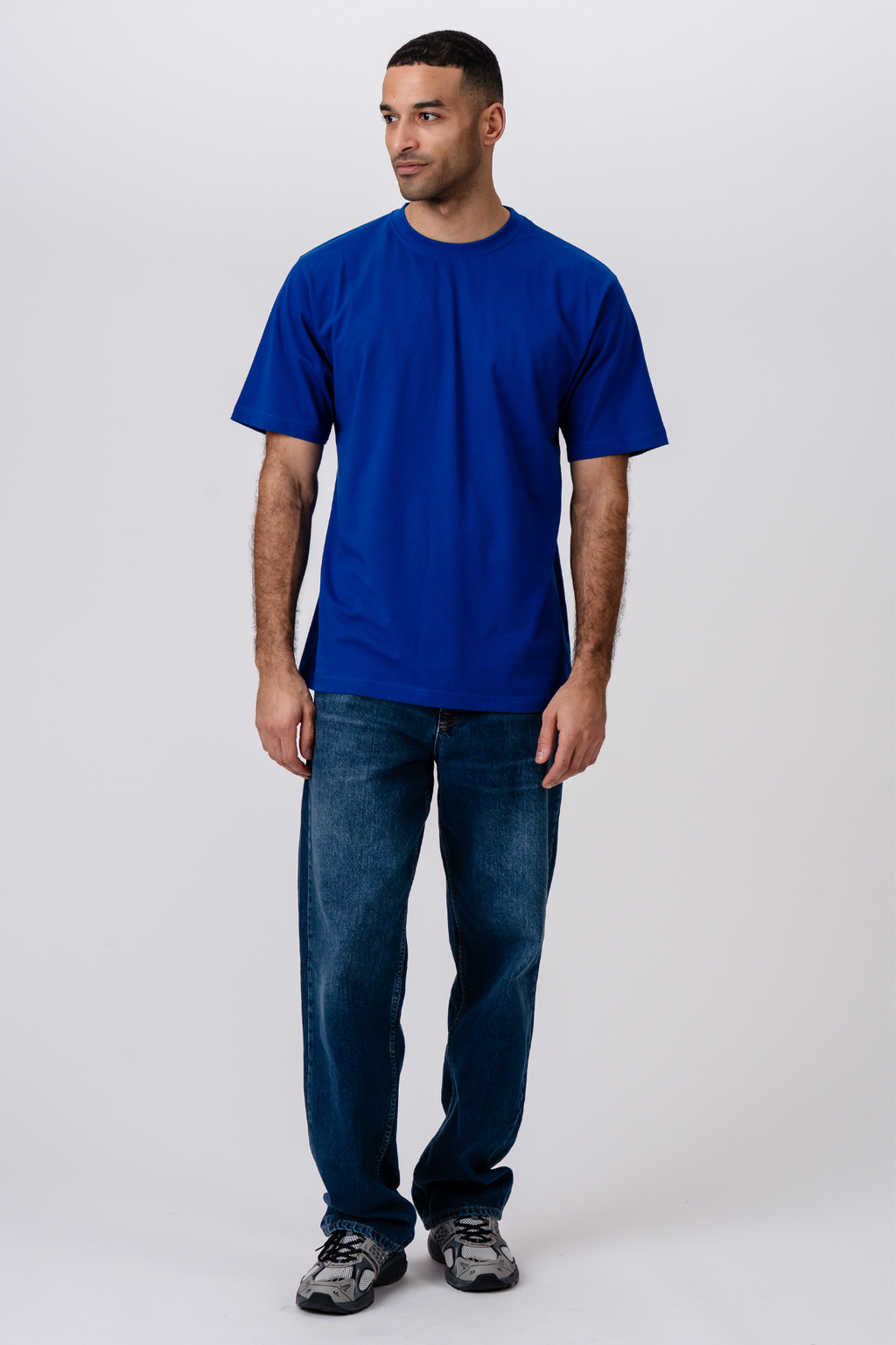 Basic T-Shirt - Blau