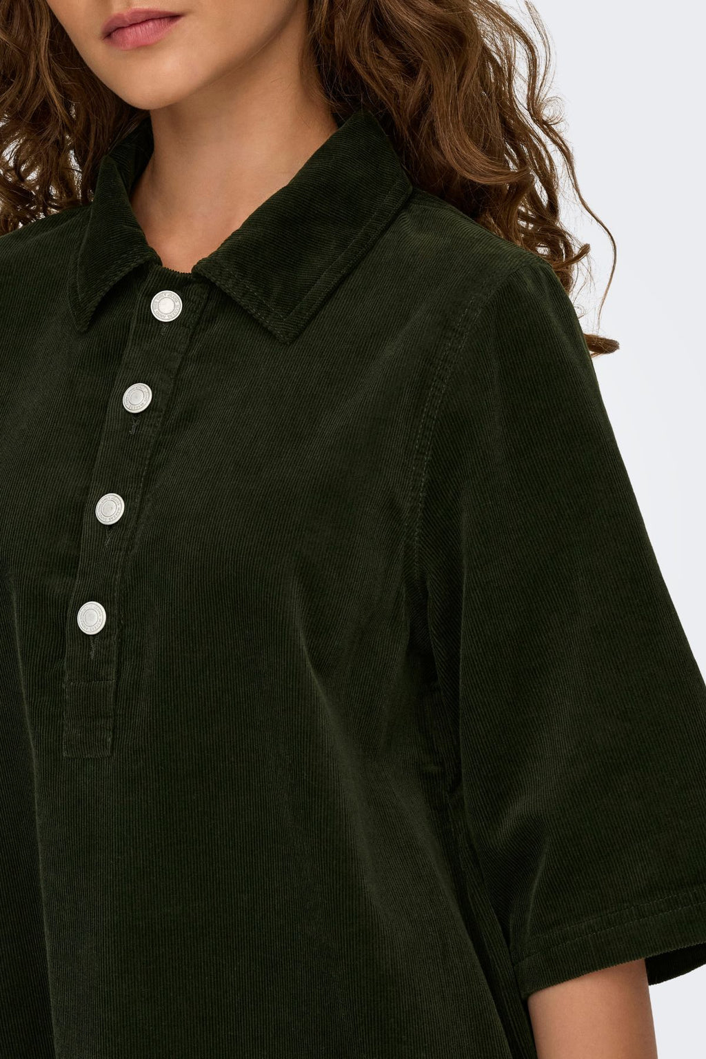 Nessa Cord -Kleid - Kolophonium