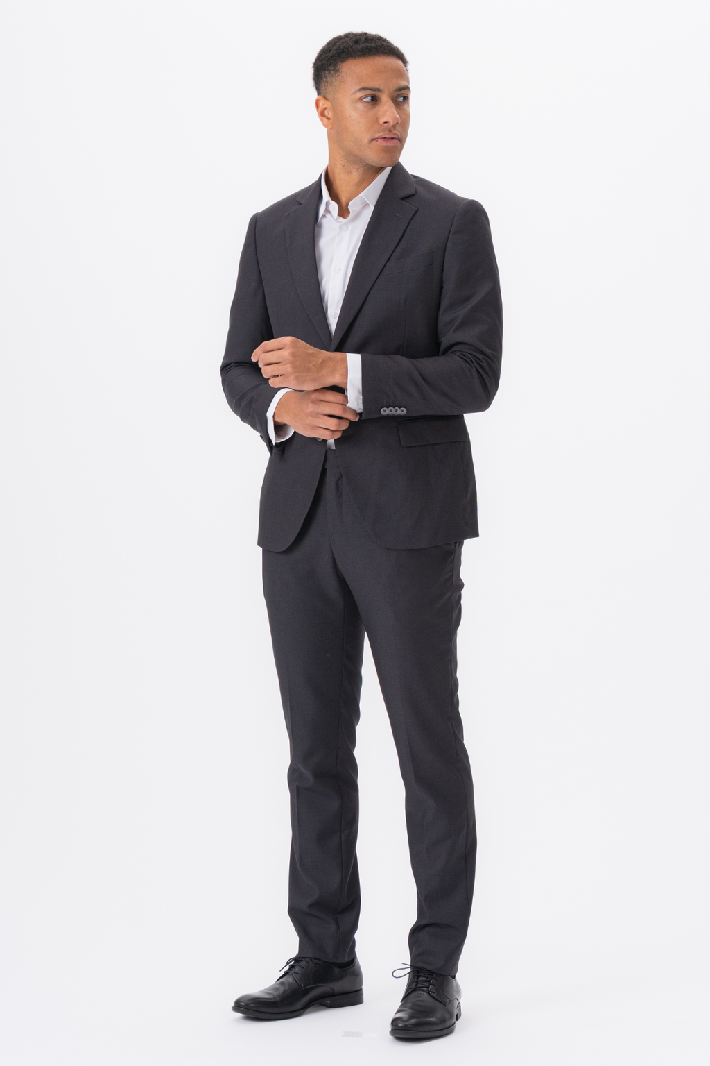 Premium-Ein-Bastel-Blazer-grau-Brown