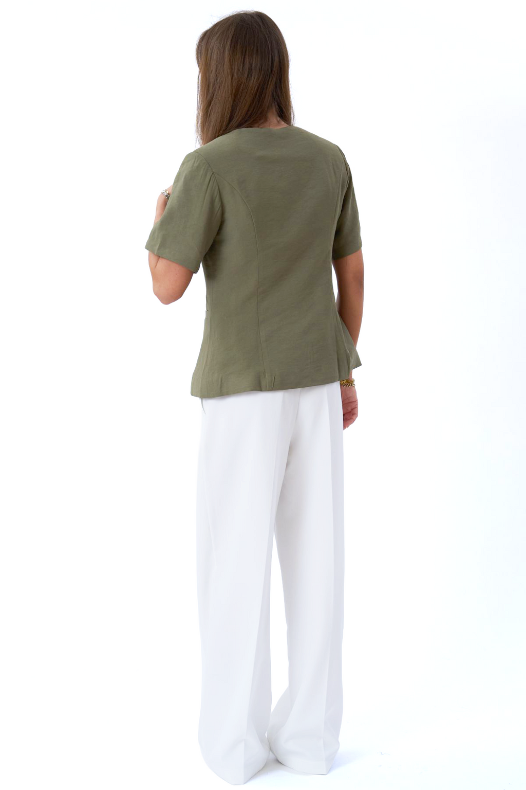 Isolde-Blazer – Oliv