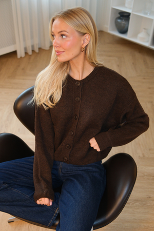 Angelique Strickjacke – Braun