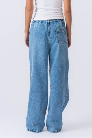 Nicole Baggy Jeans - mittelblau