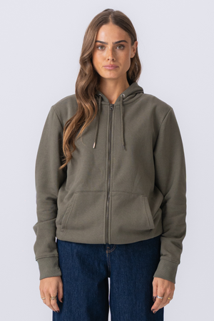 Zip Hoodie - Grün