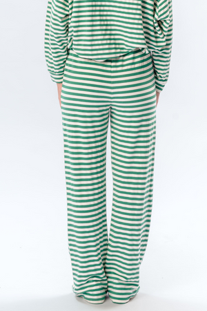 Gestrippt Pants - Grün