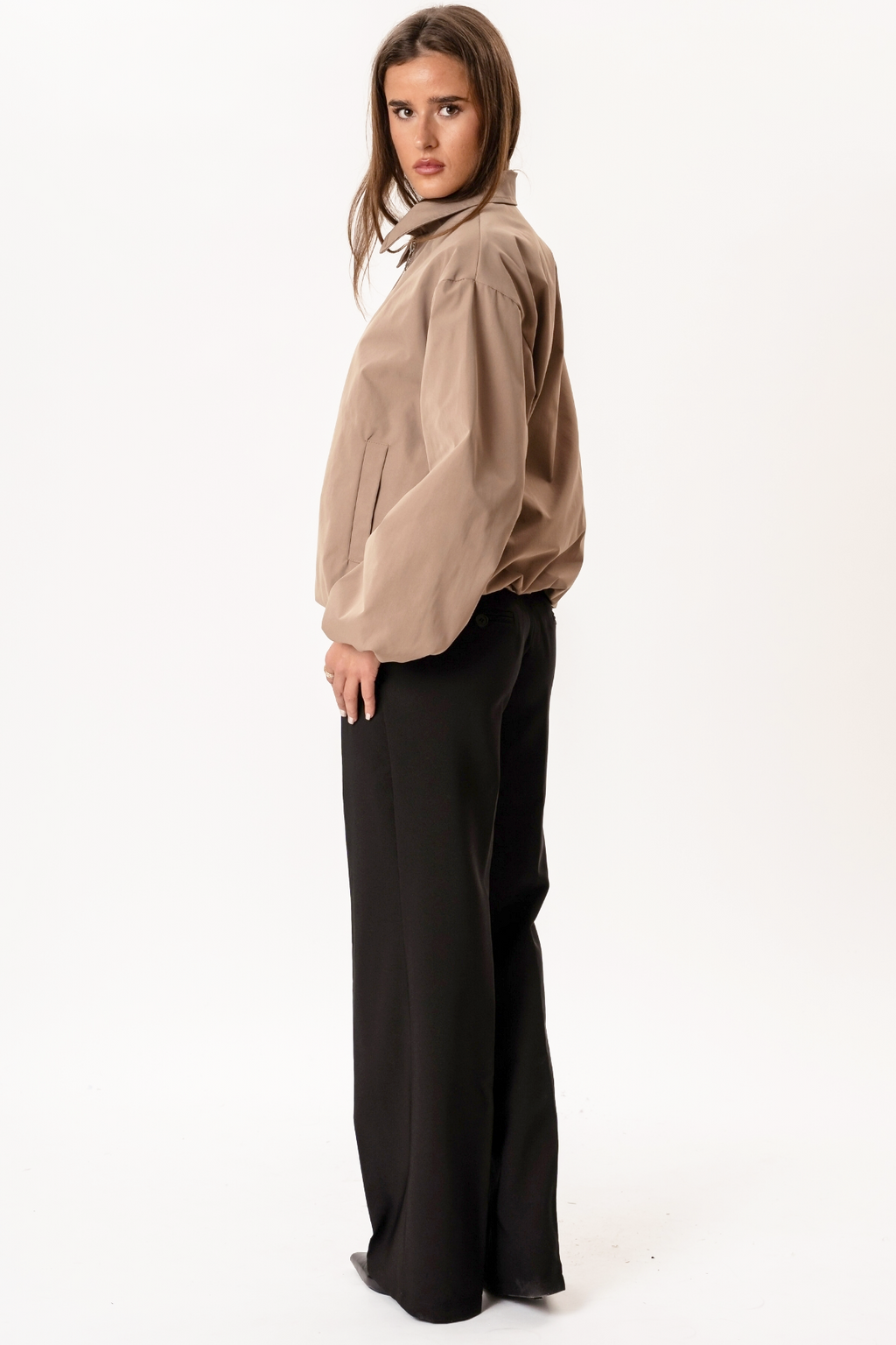 Ines kurze Jacke – Kamel