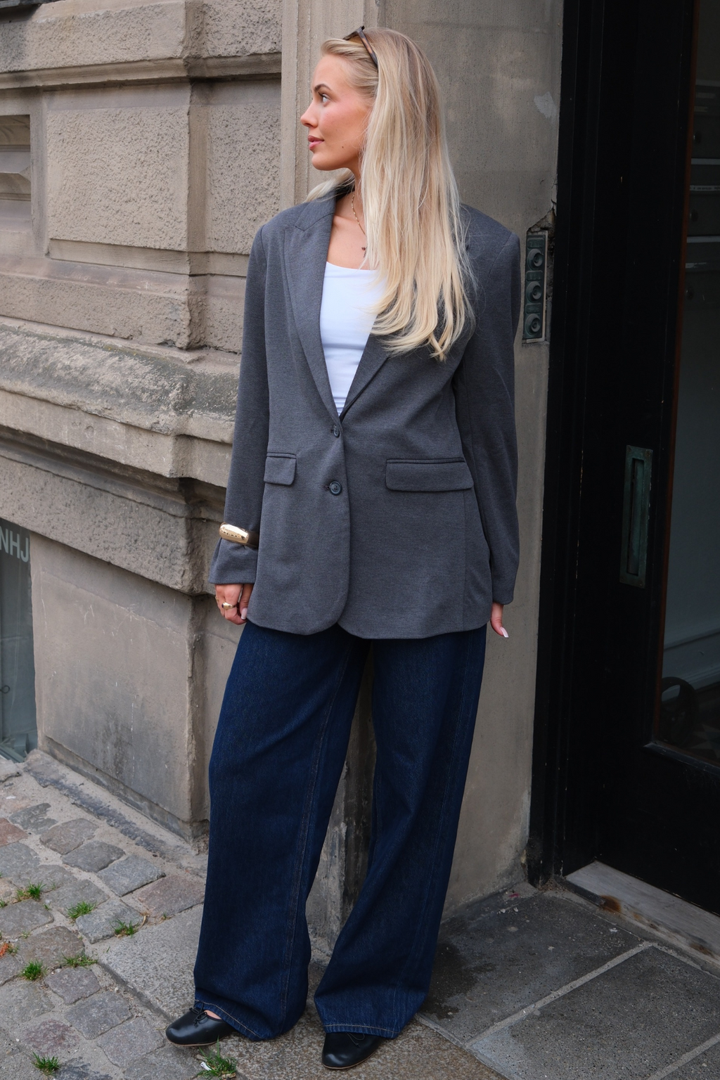 Klassischer Blazer – Dunkelgrau