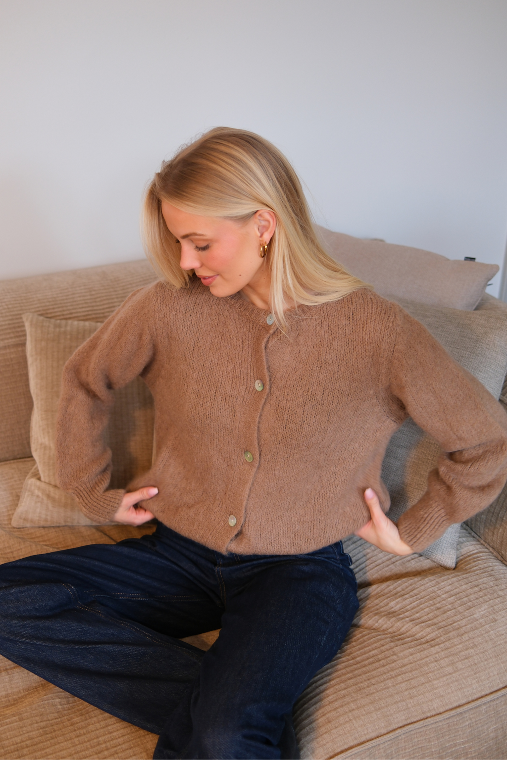 Anna-Cardigan – Braun