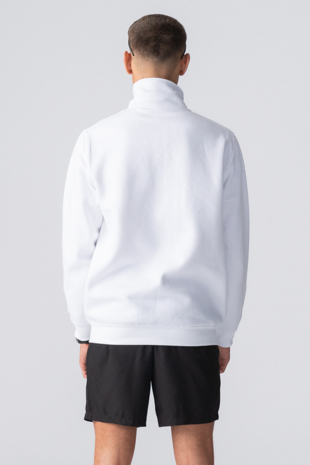 Ulan Sweat Reißverschlussjacke - Weiß