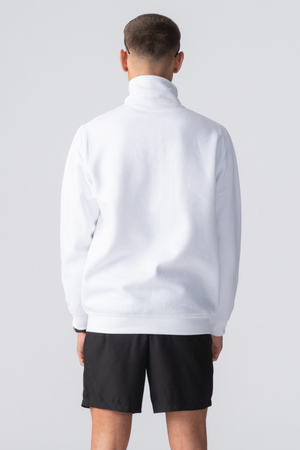 Ulan Sweat Reißverschlussjacke - Weiß