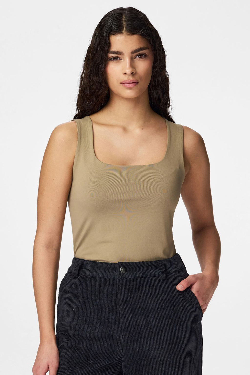 Lula Wende-Tanktop – Greige