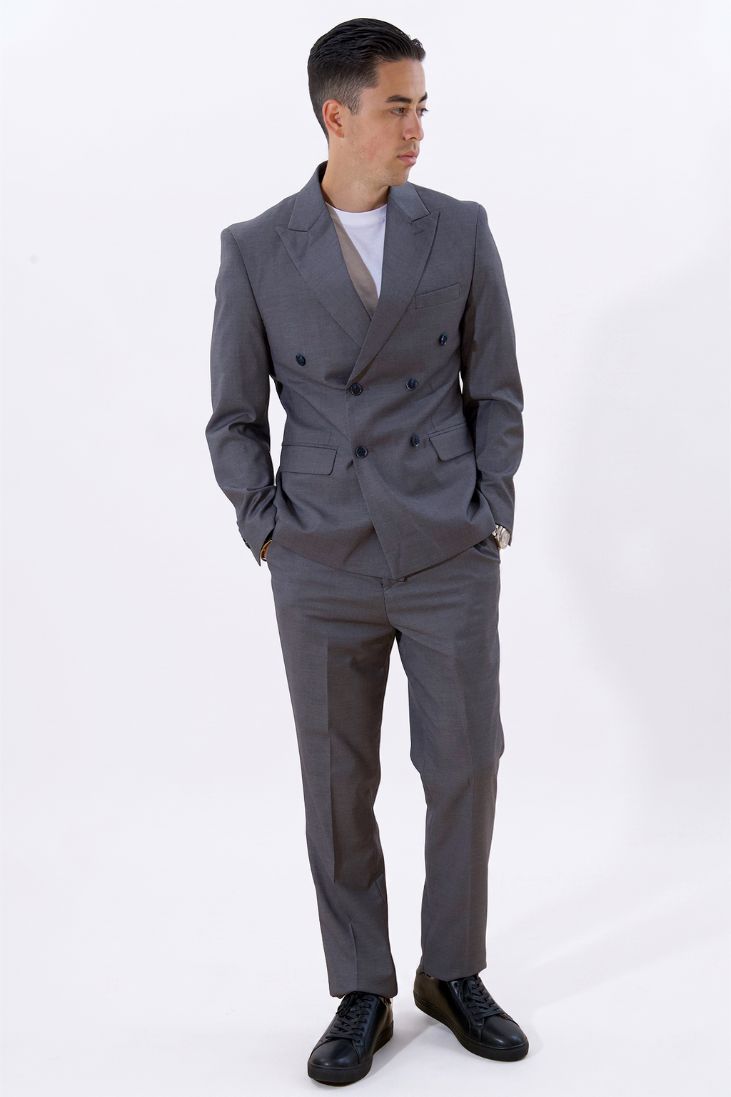 Klassischer Blazer – Grau