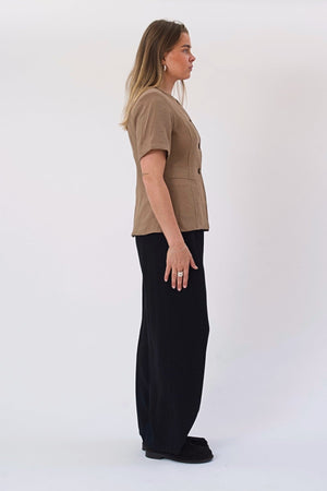 Isolde-Blazer – Hellbraun