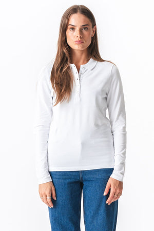 Poloshirt - weiß