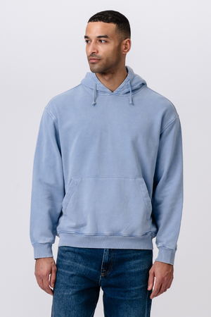 Vincent Kapuzenpullover – Blau